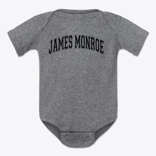James Monroe Elementary School Varsity Arch Baby Onesie