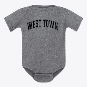 West Town Academy Varsity Arch Baby Onesie