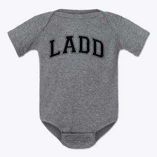 Ladd Community Consolidated School Varsity Arch Baby Onesie