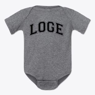 Loge Elementary School Varsity Arch Baby Onesie