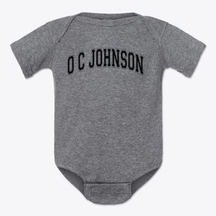 O C Johnson Elementary School Varsity Arch Baby Onesie