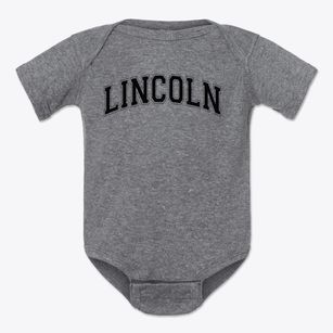 Lincoln School Varsity Arch Baby Onesie