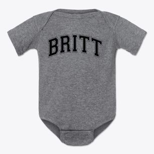 Britt Elementary School Varsity Arch Baby Onesie