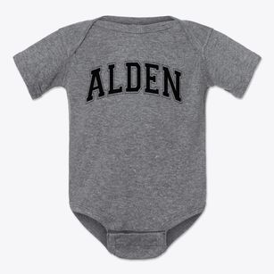 Alden Elementary School Varsity Arch Baby Onesie