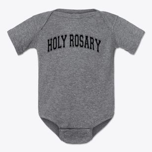 Holy Rosary School Varsity Arch Baby Onesie