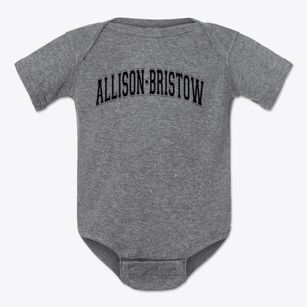 Allison-bristow Community School Varsity Arch Baby Onesie