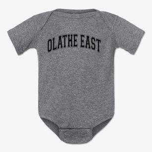 Olathe East High School Varsity Arch Baby Onesie