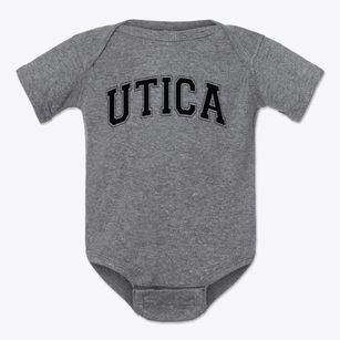 Utica School Varsity Arch Baby Onesie