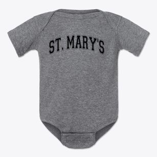 Saint Mary's Grade School Varsity Arch Baby Onesie