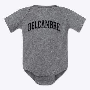 Delcambre Elementary School Varsity Arch Baby Onesie