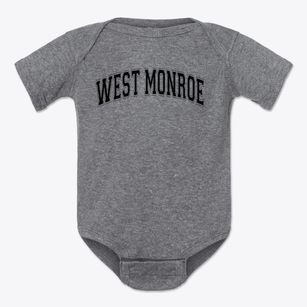 West Monroe Junior High School Varsity Arch Baby Onesie