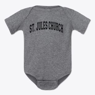 St Jules Church Varsity Arch Baby Onesie