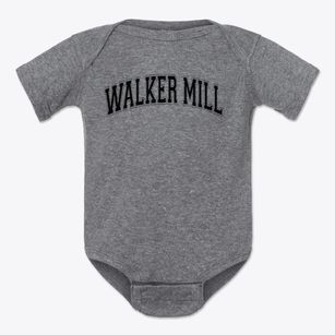 Walker Mill Middle School Varsity Arch Baby Onesie