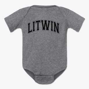 Litwin Elementary School Varsity Arch Baby Onesie