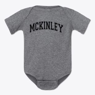 Mckinley Elementary School Varsity Arch Baby Onesie