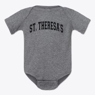 Saint Theresa's Elementary School Varsity Arch Baby Onesie