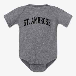 Saint Ambrose Academy Varsity Arch Baby Onesie