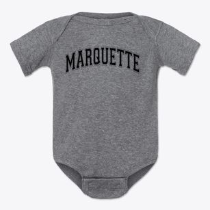 Marquette Catholic School Varsity Arch Baby Onesie