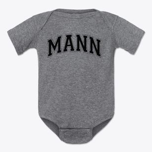 Mann Elementary School Varsity Arch Baby Onesie