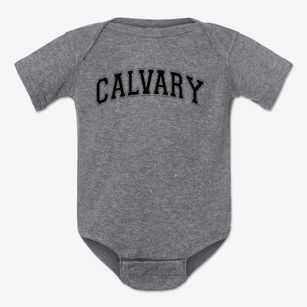 Calvary Christian Academy Varsity Arch Baby Onesie