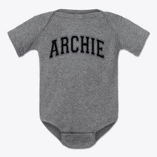 Archie School Varsity Arch Baby Onesie
