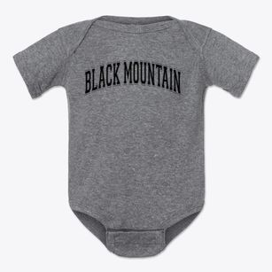 Black Mountain Academy Varsity Arch Baby Onesie