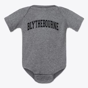 Blythebourne Varsity Arch Baby Onesie
