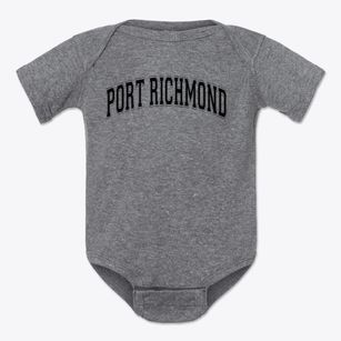 Port Richmond High School Varsity Arch Baby Onesie