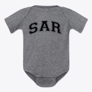 Sar Academy Varsity Arch Baby Onesie