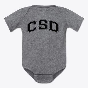 Clarkton School Of Discovery Varsity Arch Baby Onesie