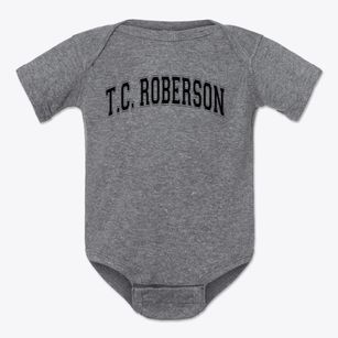 T.c. Roberson High School Varsity Arch Baby Onesie