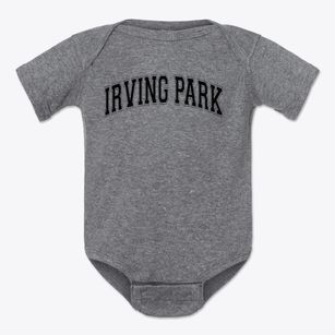 Irving Park Elementary School Varsity Arch Baby Onesie