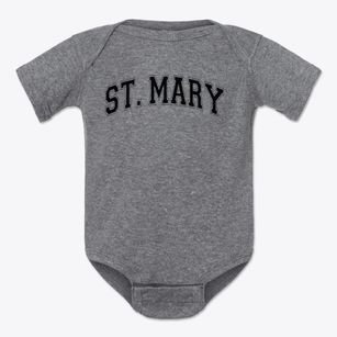Saint Mary Central School Varsity Arch Baby Onesie