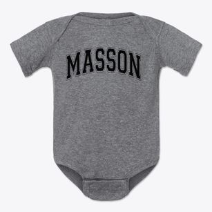 Masson Elementary School Varsity Arch Baby Onesie