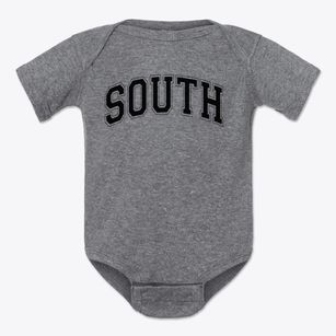 South High School Varsity Arch Baby Onesie