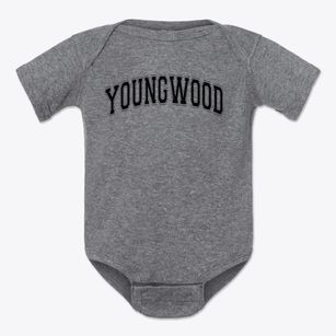 Youngwood Baptist School Varsity Arch Baby Onesie