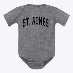 Saint Agnes School Varsity Arch Baby Onesie