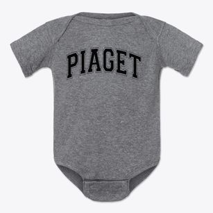 Piaget Discovery School Varsity Arch Baby Onesie