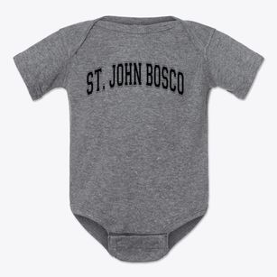 St. John Bosco School Varsity Arch Baby Onesie