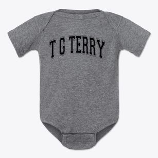 T G Terry Elementary School Varsity Arch Baby Onesie
