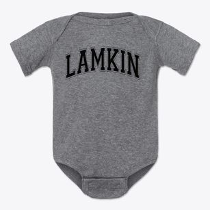 Lamkin Elementary School Varsity Arch Baby Onesie