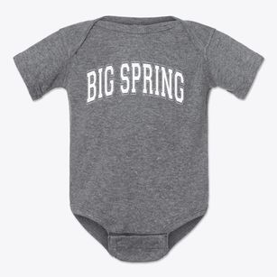 Big Spring High School Varsity Arch Baby Onesie