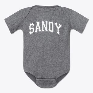 Sandy Elementary School Varsity Arch Baby Onesie