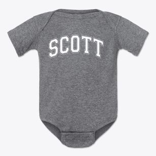 Scott County Vocational Center Varsity Arch Baby Onesie