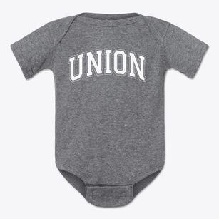 Union Elementary School Varsity Arch Baby Onesie