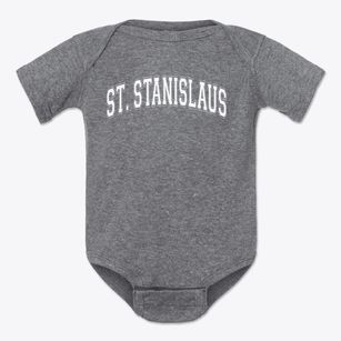 Saint Stanislaus School Varsity Arch Baby Onesie
