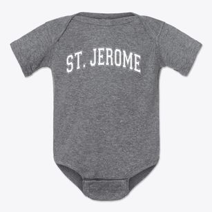 Saint Jerome School Varsity Arch Baby Onesie
