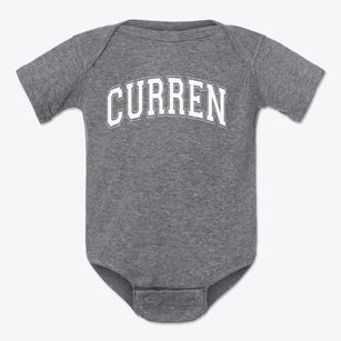 Curren Elementary School Varsity Arch Baby Onesie