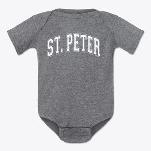 Saint Peter School Varsity Arch Baby Onesie