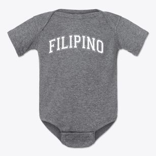 Filipino Education Center Varsity Arch Baby Onesie